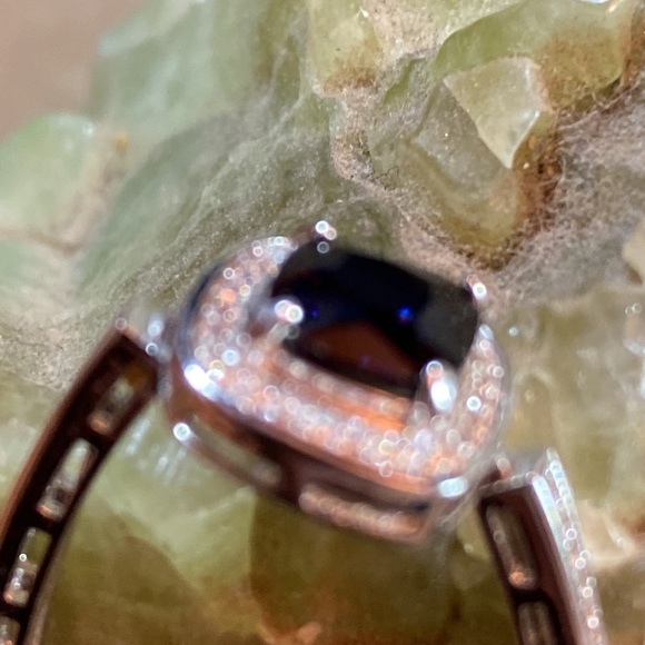 Sapphire bracelet set in sterling silver - Picture 5 of 6